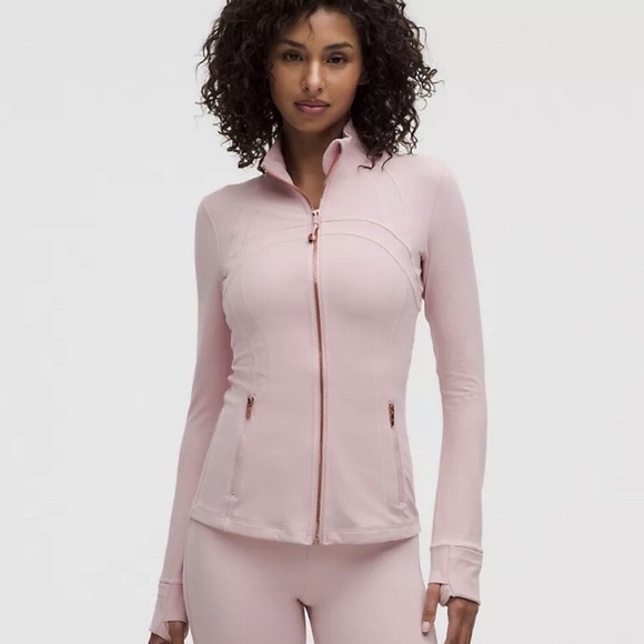Lululemon Define Nulu Jacket Pink Haze / Rose Gold Hip Length Women's Sz 8 NEW - Picture 5 of 5
